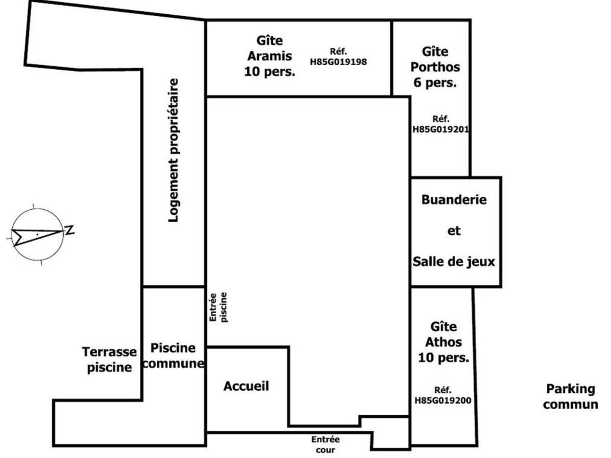 Gite 18Eme Renove Avec Piscine Couverte, Terrasse, Loisirs Et Wifi - 6 Pers. - Fr-1-426-432 Ле-Эрбье Экстерьер фото